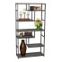 Фото #2 товара Slate Faux Concrete Tall Open Shelf Bookcase