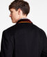 Фото #4 товара Men Wool Blend Overcoats with Contrast Velvet Top Collar
