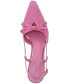 ფოტო #4 პროდუქტის Women's Monica Pointed-Toe Slingback Bow Pumps