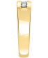 ფოტო #3 პროდუქტის EFFY® Men's Diamond Channel-Set Band (1/2 ct. t.w.)