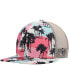 Men's Cream Houston Rockets Palm Trees 9FIFTY Trucker Snapback Hat
