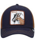 Men's Navy, Brown Goat Beard Trucker Adjustable Hat