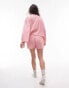 Фото #6 товара Topshop Blush Pink Dreams Notch Long Sleeve Pyjama Set