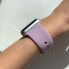 Фото #3 товара Silicone strap for Apple Watch - Light purple 42/44/45 mm - S / M