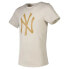 NEW ERA MLB Seasonal Team Logo New York Yankees short sleeve T-shirt Бежевый, XS - фото #1