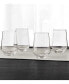 Фото #2 товара Stemless Wine Glasses, Set of 4, Created for Macy's