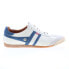 Фото #2 товара Gola Harrier 50 CMA001 Mens White Leather Lace Up Lifestyle Sneakers Shoes
