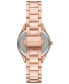 Women's Lauryn Three-Hand Rose Gold-Tone Stainless Steel Watch 33mm