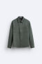 Фото #1 товара Куртка-рубашка комфортного кроя с карманами ZARA