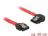 Delock 83964 - 0.5 m - SATA 7-pin - SATA 7-pin - Male/Male - Black,Red - Straight