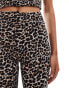 Miss Selfridge legging co-ord in leopard print