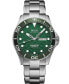 ფოტო #1 პროდუქტის Men's Swiss Automatic Ocean Star Stainless Steel Bracelet Watch 43mm