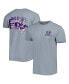 ფოტო #1 პროდუქტის Men's Graphite Kansas State Wildcats Vault State Comfort T-shirt