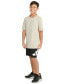 ფოტო #4 პროდუქტის Big Boys Cotton Short-Sleeve Essential Embroidered Logo T-Shirt