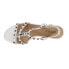 Фото #4 товара VANELi Midge Studded Block Heels Womens White Casual Sandals MIDGE-310911