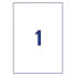 Avery Zweckform L4775REV-8 - White - Rectangle - Permanent - DIN A4 - Polyester - Matte