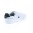 Фото #15 товара Lacoste Chaymon Crafted 07221 Cma Mens White Lifestyle Sneakers Shoes
