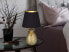 Фото #4 товара Tischlampe Keramik Gold, Stoff Schwarz