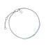 Charming steel bracelet with blue crystals Tennis JBTBS-J912