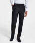 Men's Pleated Solid Classic Fit Pants