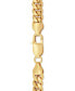 Фото #3 товара Cuban Link 22" Chain Necklace in 18k Gold-Plated Sterling Silver