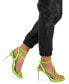 ფოტო #9 პროდუქტის Women's Zayn Lucite Heel Asymmetrical Strap Dress Sandals