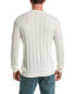 Loft 604 Cable Crewneck Sweater Men's White Xl