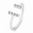 Фото #1 товара Charming silver ring with zircons RI113W