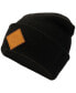 Фото #2 товара Men's Oversized Cuffed Logo Patch Beanie