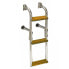 Фото #1 товара OEM MARINE Stainless Steel/Wood 5 Steps Ladder
