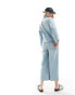 Levi's Iconic overall jumpsuit in light blue denim wash BLAU, L - фото #3