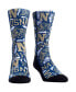 ფოტო #1 პროდუქტის Women's Rock Em Socks Navy Midshipmen Logo Sketch Crew Socks