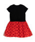 Girls Ladybug Rena Rouge Tulle Dress to Красно-черный, 6 - фото #5