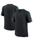 Фото #1 товара Men's Black Carolina Panthers Sideline Player UV Performance T-shirt