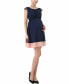 ფოტო #3 პროდუქტის Maternity Nell Lace Trimmed Colorblock Dress