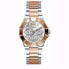 Guess Damen Armbanduhr Sunray Multifunktion rosegold, silber 36 mm GW0616L3