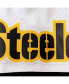 Фото #5 товара Шорты Pro Standard мужские белые, черные сетчатые Pittsburgh Steelers
