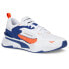 Puma Pl RsFast Motorsport Lace Up Mens Blue, Orange, White Sneakers Casual Shoe