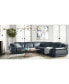 Фото #13 товара Daisley 5-Pc. Leather "L" Shaped Sectional Sofa with 3 Power Recliners