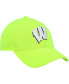 Фото #4 товара Men's Neon Green Wisconsin Badgers Signal Call Performance Flex Hat