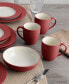 Фото #236 товара Colorwave Rim 16-Pc. Dinnerware Set, Service for 4