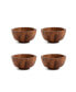 Фото #1 товара Nambe Rivet Individual Salad Bowl, Set of 4