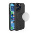 Фото #1 товара Чехол для iPhone 14 Pro Hurtel Woven Case с плетением MagSafe черный