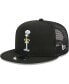 Фото #1 товара Men's Black SpongeBob SquarePants Squidward Mesh Trucker 9FIFTY Snapback Hat