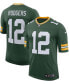 ფოტო #4 პროდუქტის Men's Green Bay Packers Aaron Rodgers Classic Limited Player Jersey