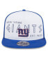 Men's White, Royal New York Giants Banger 9FIFTY Trucker Snapback Hat