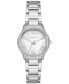 Women's Sage Three-Hand Silver-Tone Stainless Steel Watch 31mm