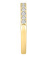 ფოტო #2 პროდუქტის Certified Diamond Pave Band (1/2 ct. t.w.) in 14K White Gold or Yellow Gold