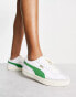 Puma olso city trainers in white and green