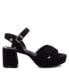 Фото #1 товара Women's Suede Heeled Platform Sandals By